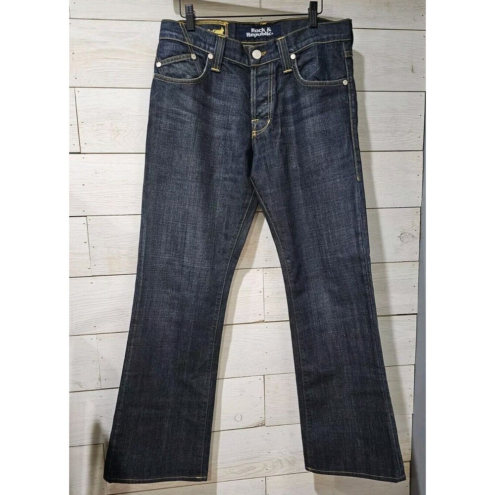 Rock & Republic Men's 'Henlee' Bootcut Jeans Size 32